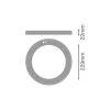 Ledvance Downlight Ring Universal D200 Svart