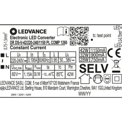 Ledvance Dr Ds-V-42/220-240/1150 Pl Comp