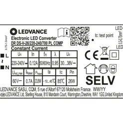 Ledvance Dr Ds-V-26/220-240/700 Pl Comp
