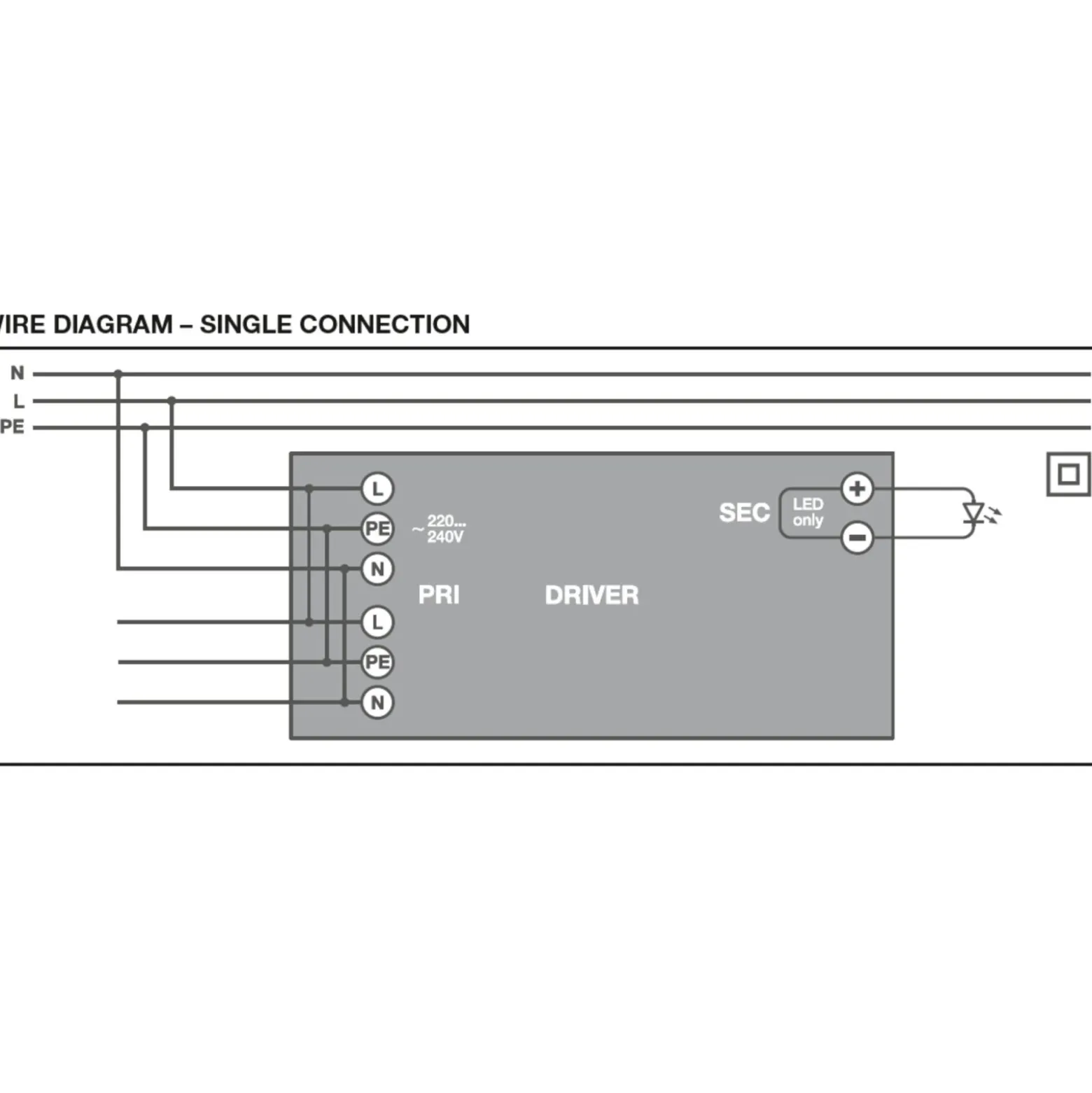 Ledvance Dr Ds-V-26/220-240/700 Pl Comp