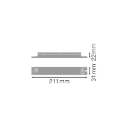 Ledvance LED Drivdon Linjär - Dip Växla - 60/220-240/625 L NSV