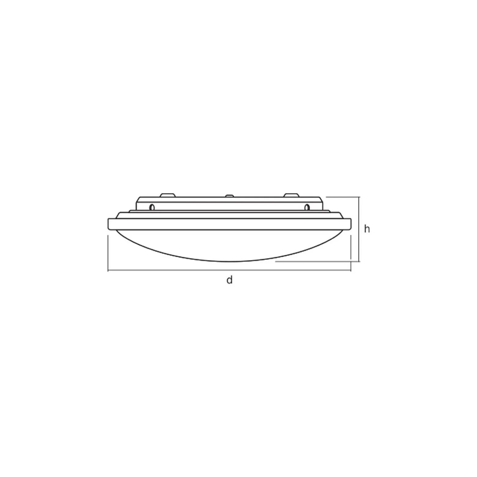 Ledvance LED Plafond Orbis Vit 15W 1000lm - 827-865 CCT | 310mm - IP20