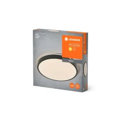 Ledvance LED Plafond Orbis London Svart 24W 1450lm - 830 Varm Vit | 400mm - IP20