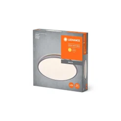 Ledvance LED Plafond Orbis Dublin Silver 24W 1600lm - 830 Varm Vit | 390mm - IP20