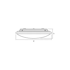 Ledvance LED Plafond Orbis Vit 17W 1000lm - 827-865 CCT | 310mm - IP20