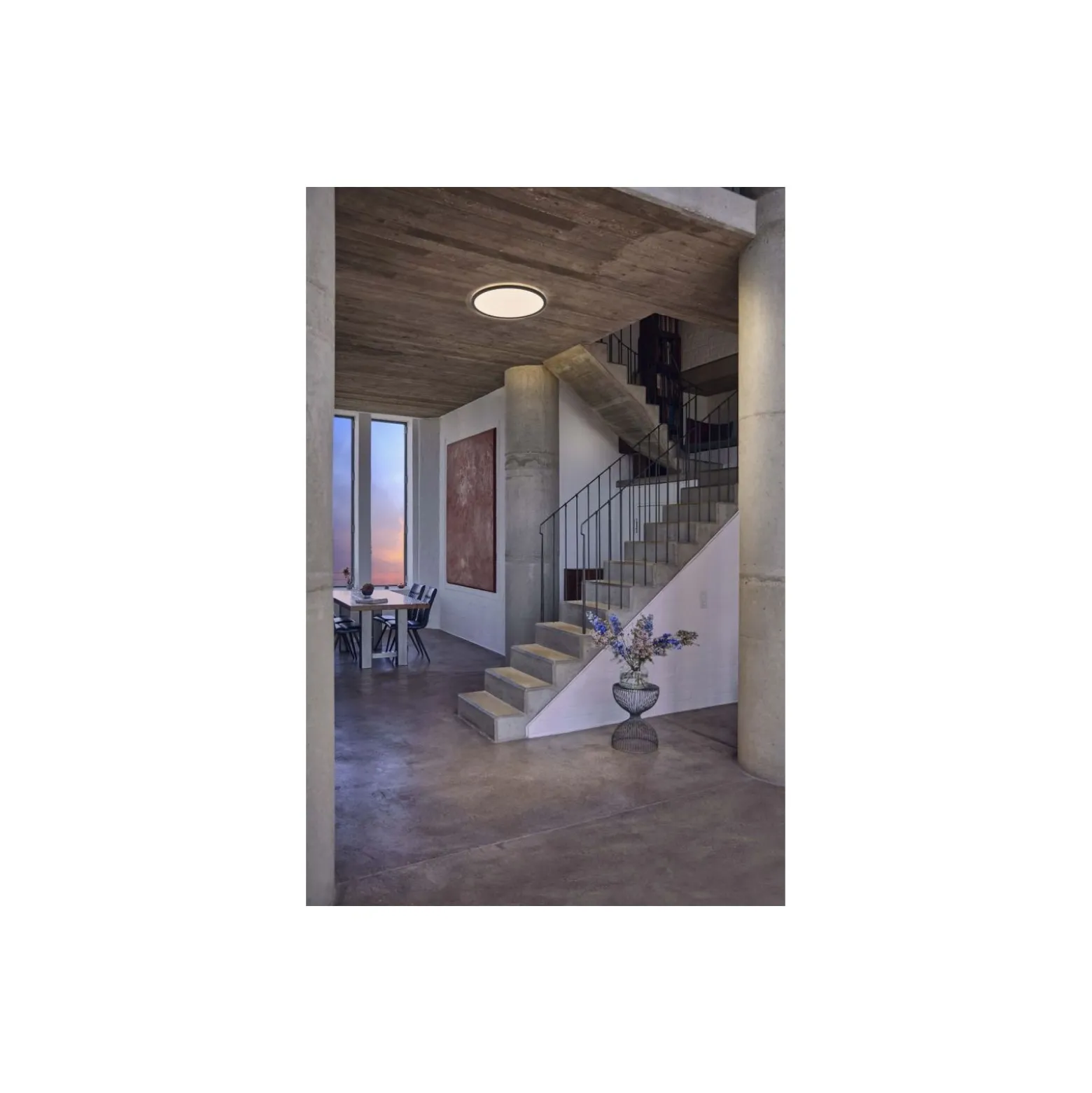 Ledvance LED Plafond Orbis Ultra Slim Click Svart 15W 1020lm - 830 Varm Vit | 235mm - IP20