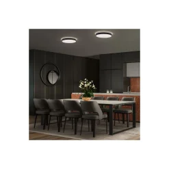 Ledvance LED Plafond Orbis London Svart 36W 2200lm - 830 Varm Vit | 480mm - IP20