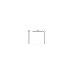 Ledvance LED Plafond Surface Platt Ljus-källor Fyrkant Vit 16W 2660lm - 830-840 CCT | 300mm - IP20