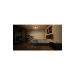 Ledvance LED Plafond Tak Moia Svart 20W 1500lm - 830 Varm Vit | 280mm - IP20