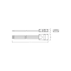 Ledvance LED-ljusslingor Value Power Connector 4P 50CM