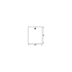 Ledvance Surface Spot Runda Svart| 80mm - Passande för GU10