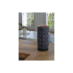 Ledvance Bordslampa Decor Felt Weaving Rör Mörk Grå | Passande för 1x E14