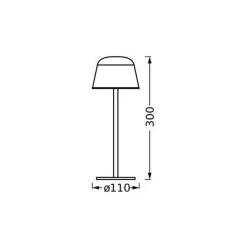 Ledvance Bordslampa Endura Stil Beige 2W 200lm - 827-865 CCT | Dimbar - med USB
