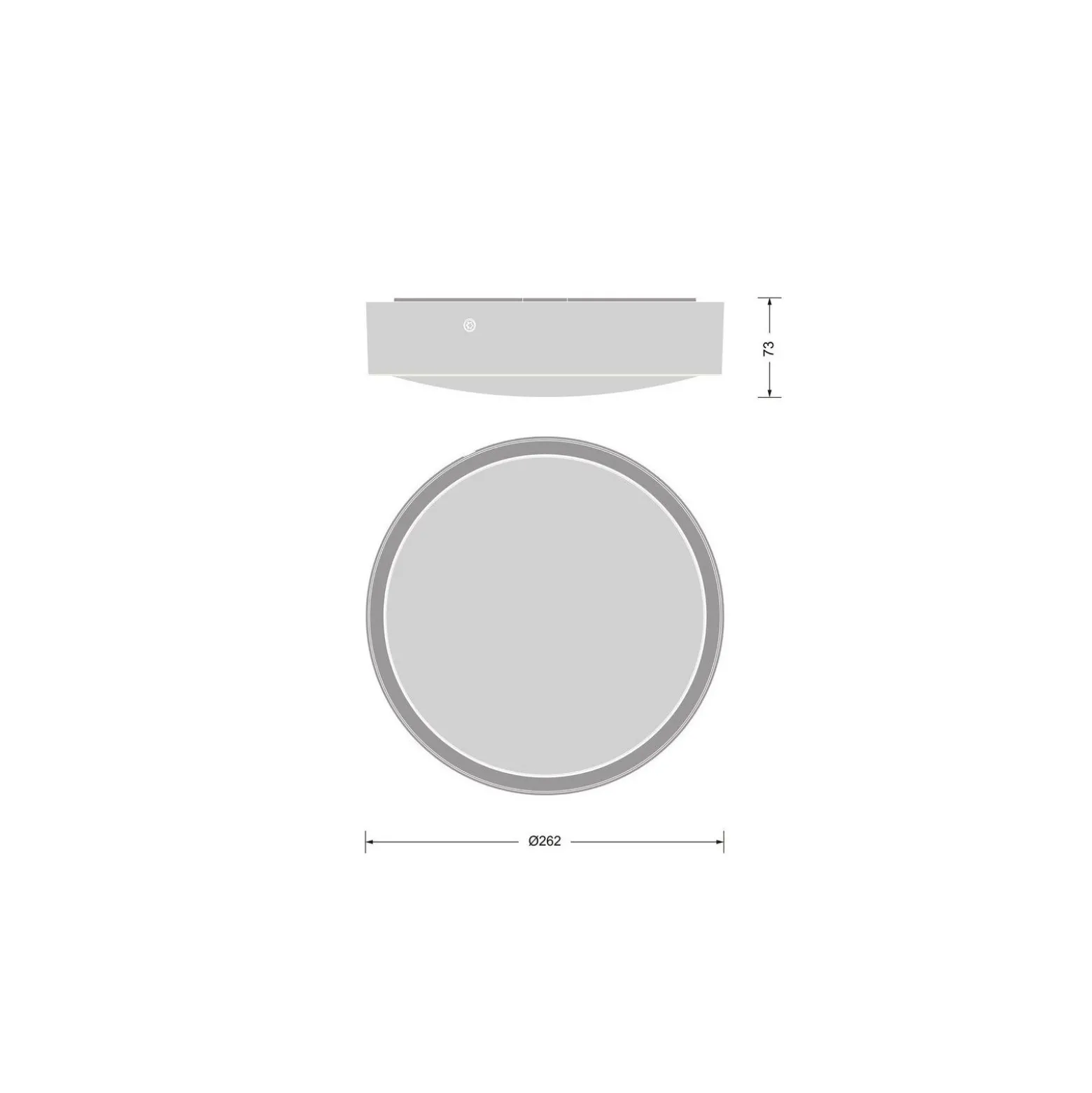 Ledvance Bulkhead Runda Nöd UV-Resistant Vit 12W 1230lm - 840 Kallvit | IP65