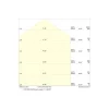 Ledvance Bulkhead Runda UV-Resistant Vit 15.5W 2020lm - 830 Varm Vit | IP65 - Dali Dimbar