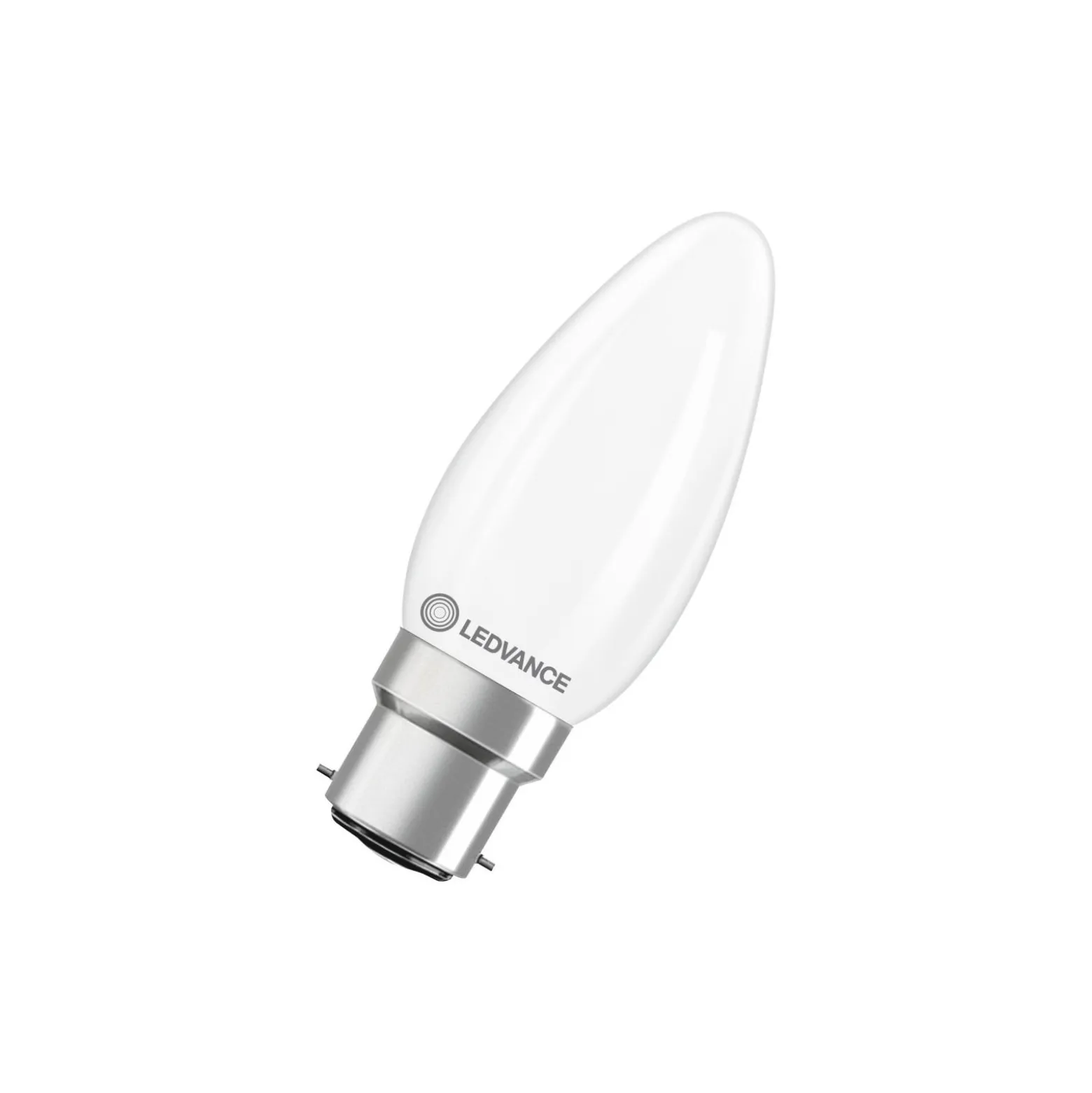 Ledvance Classic LED B22 Kronljus Matt 3.4W 470lm - 827 Extra Varm Vit | Ersättare 40W