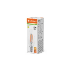 Ledvance Classic LED E14 Kronljus Filament Klar 5.9W 806lm - 827 Extra Varm Vit | Ersättare 60W