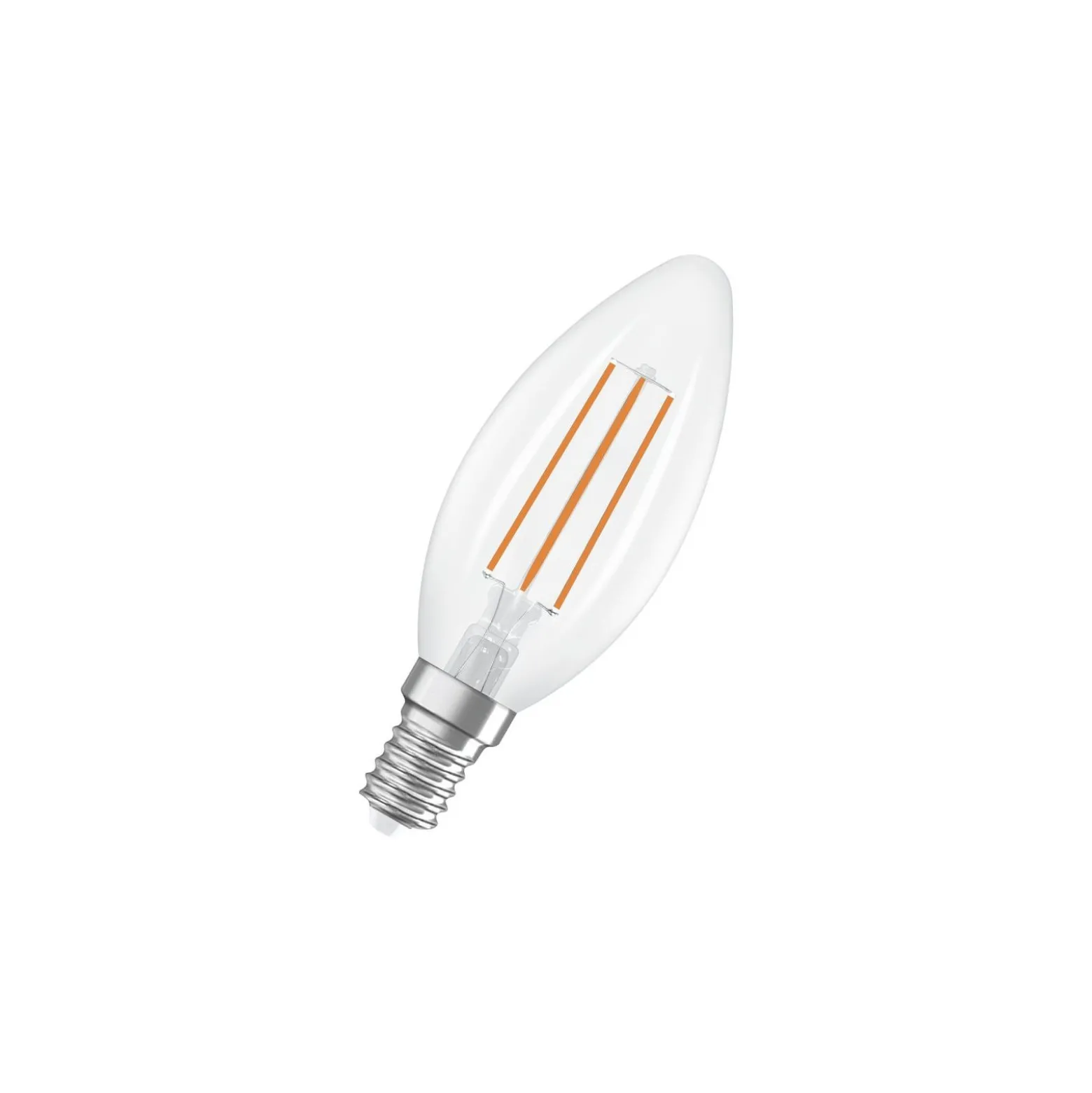 Ledvance Classic LED E14 Kronljus Filament Klar 3.8W 806lm - 827 Extra Varm Vit | Ersättare 60W