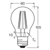 Ledvance Classic LED E27 Päron Filament Klar 7.5W 1055lm - 840 Kallvit | Ersättare 75W