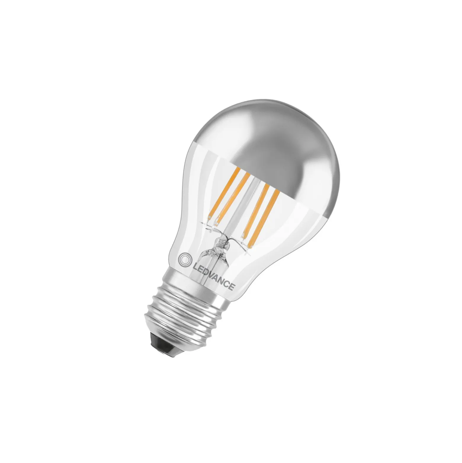 Ledvance Classic LED E27 Päron Filament Mirror 6.5W 650lm - 827 Extra Varm Vit | Ersättare 50W
