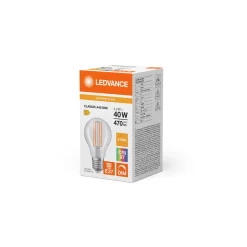 Ledvance Classic LED E27 Päron Filament Klar 4.2W 470lm - 927 Extra Varm Vit | Bästa färgåtergivning - Dimbar - Ersättare 40W