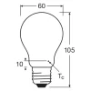 Ledvance Classic LED E27 Päron Filament Matt 7.5W 1055lm - 840 Kallvit | Dimbar - Ersättare 75W