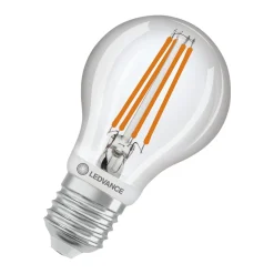 Ledvance Classic LED E27 Päron Filament Klar 7.3W 806lm - 827 Extra Varm Vit | Rörelse- Och Ljussensor - Ersättare 60W