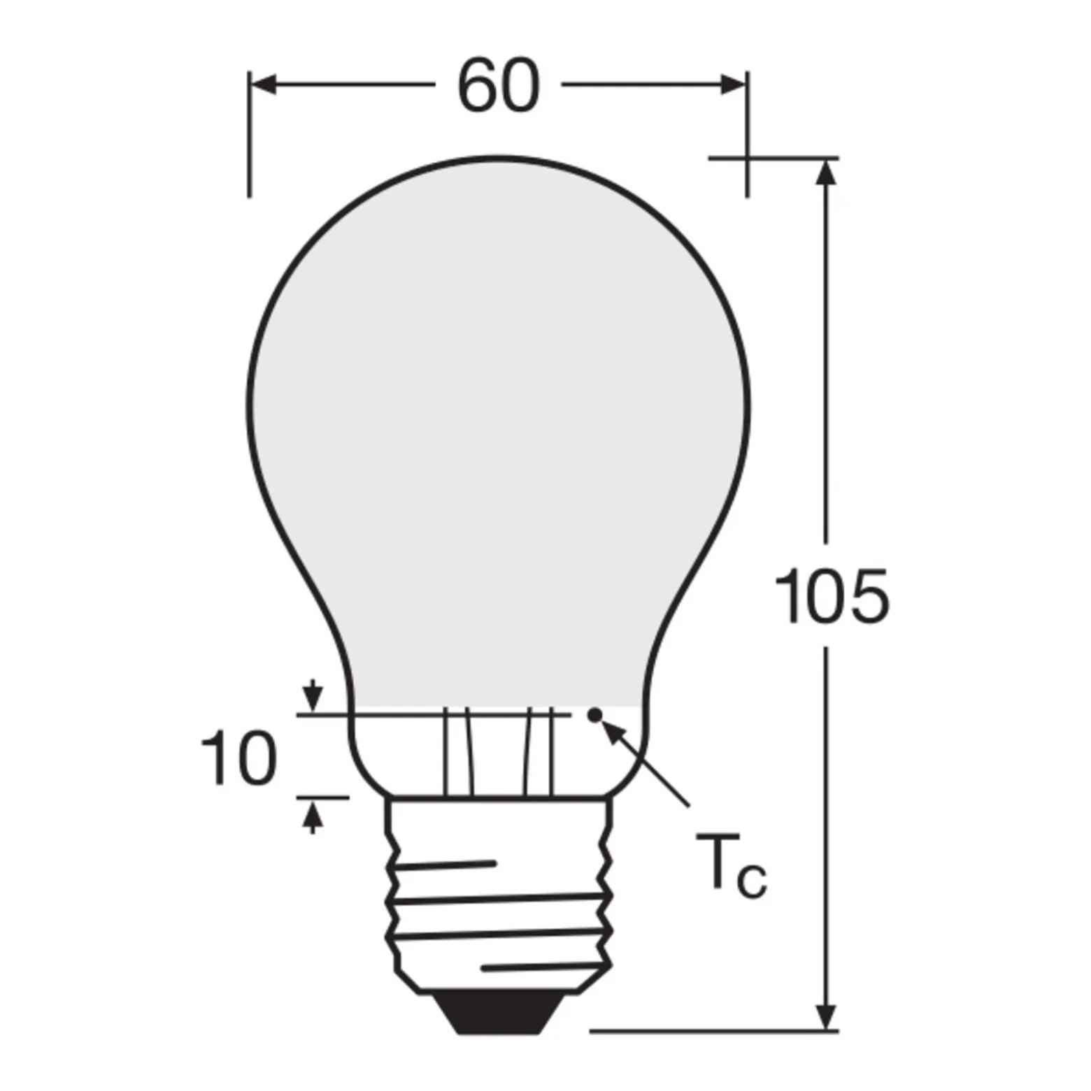 Ledvance Classic LED E27 Päron Filament Matt 6.5W 806lm - 840 Kallvit | Ersättare 60W