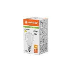 Ledvance Classic LED E14 Päron Matt 3.4W 470lm - 827 Extra Varm Vit | Ersättare 40W