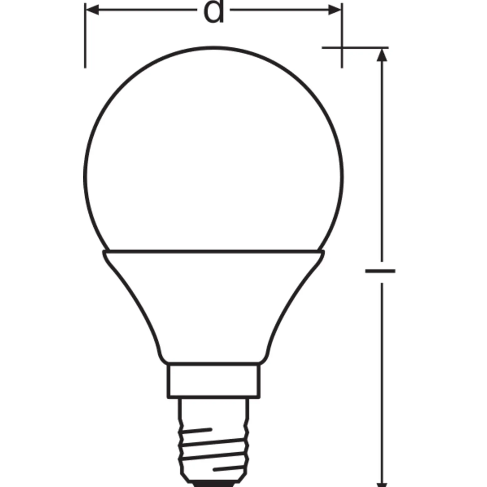 Ledvance Classic LED E14 Päron Matt 4.9W 470lm - 827 Extra Varm Vit | Dimbar - Ersättare 40W