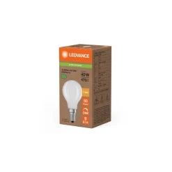 Ledvance Classic LED E14 Päron Matt 2.5W 470lm - 827 Extra Varm Vit | Dimbar - Ersättare 40W