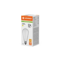Ledvance Classic LED E27 Päron Matt 5.4W 730lm - 827 Extra Varm Vit | Ersättare 60W
