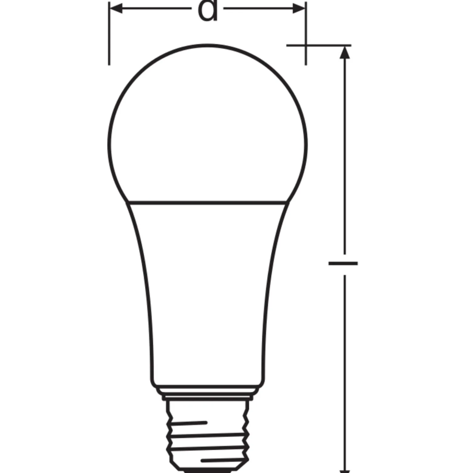 Ledvance Classic LED E27 Päron Matt 14W 1521lm - 827 Extra Varm Vit | Dimbar - Ersättare 100W