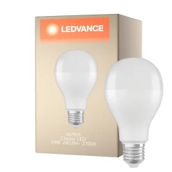 Ledvance Classic LED E27 Päron Matt 19W 2452lm - 827 Extra Varm Vit | Ersättare 150W