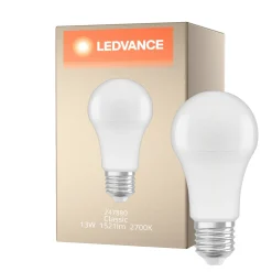 Ledvance Classic LED E27 Päron Matt 13W 1521lm - 827 Extra Varm Vit | Ersättare 100W