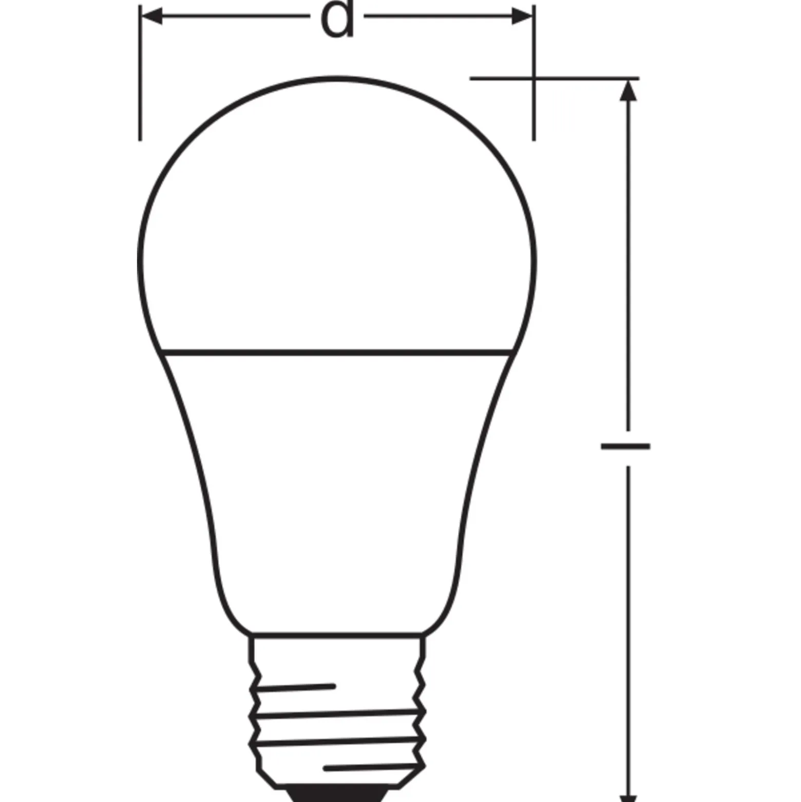 Ledvance Classic LED E27 Päron Matt 7W 806lm - 827 Extra Varm Vit | Ersättare 60W