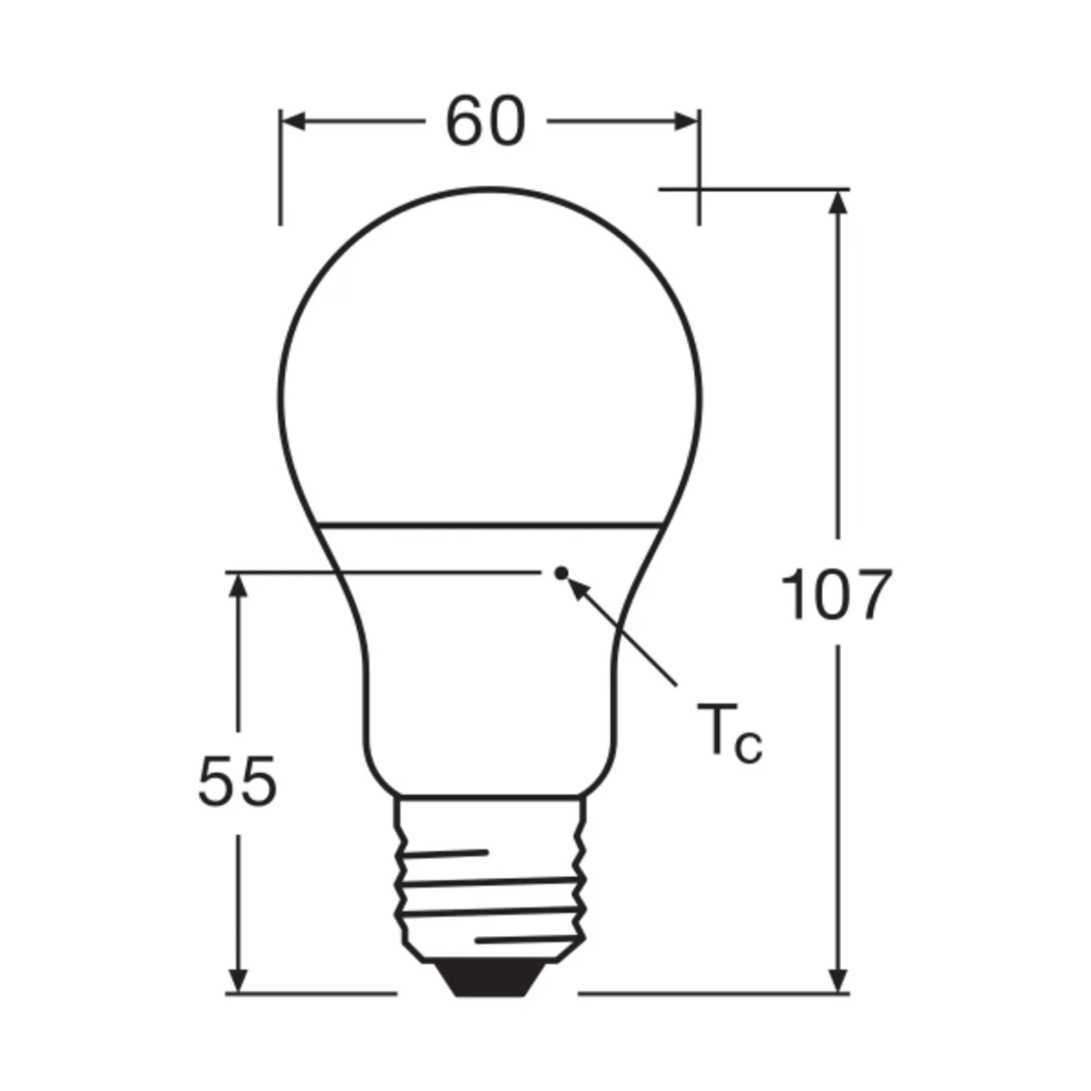 Ledvance Classic LED E27 Päron Matt 8.5W 806lm - 840 Kallvit | Ersättare 60W