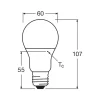 Ledvance Classic LED E27 Päron Matt 8.5W 806lm - 827 Extra Varm Vit | Ersättare 60W - Återvunnet