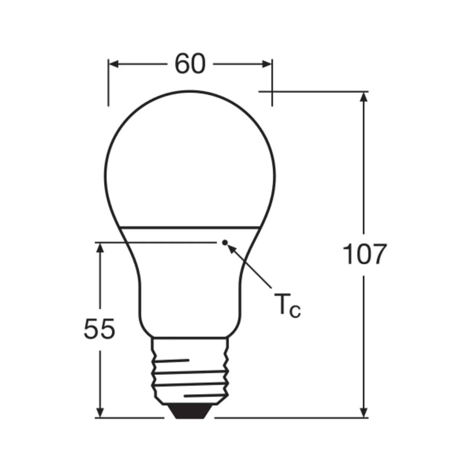 Ledvance Classic LED E27 Päron Matt 8.5W 806lm - 840 Kallvit | Ersättare 60W - Återvunnet