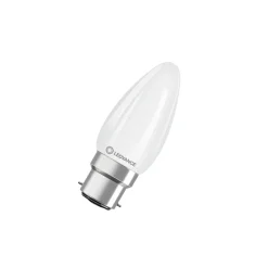 Ledvance Classic Performance LED Lampa B22d Kronljus Filament Matt 4.8W 470lm - 827 Extra Varm Vit | Dimbar - Ersättare 40W