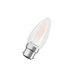 Ledvance Classic Performance LED Lampa B22d Kronljus Filament Matt 4W 470lm - 827 Extra Varm Vit | Ersättare 40W