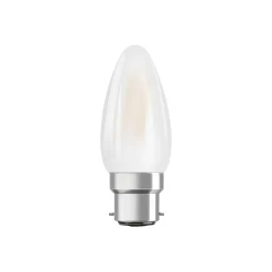 Ledvance Classic Superior LED Lampa B22d Kronljus Filament Matt 3.4W 470lm - 927 Extra Varm Vit | Bästa färgåtergivning - Dimbar - Ersättare 40W