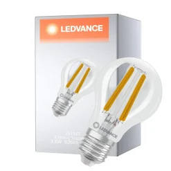 Ledvance Classic Superior LED Lampa E27 Päron Filament Klar 3.8W 806lm - 840 Kallvit | Ersättare 60W