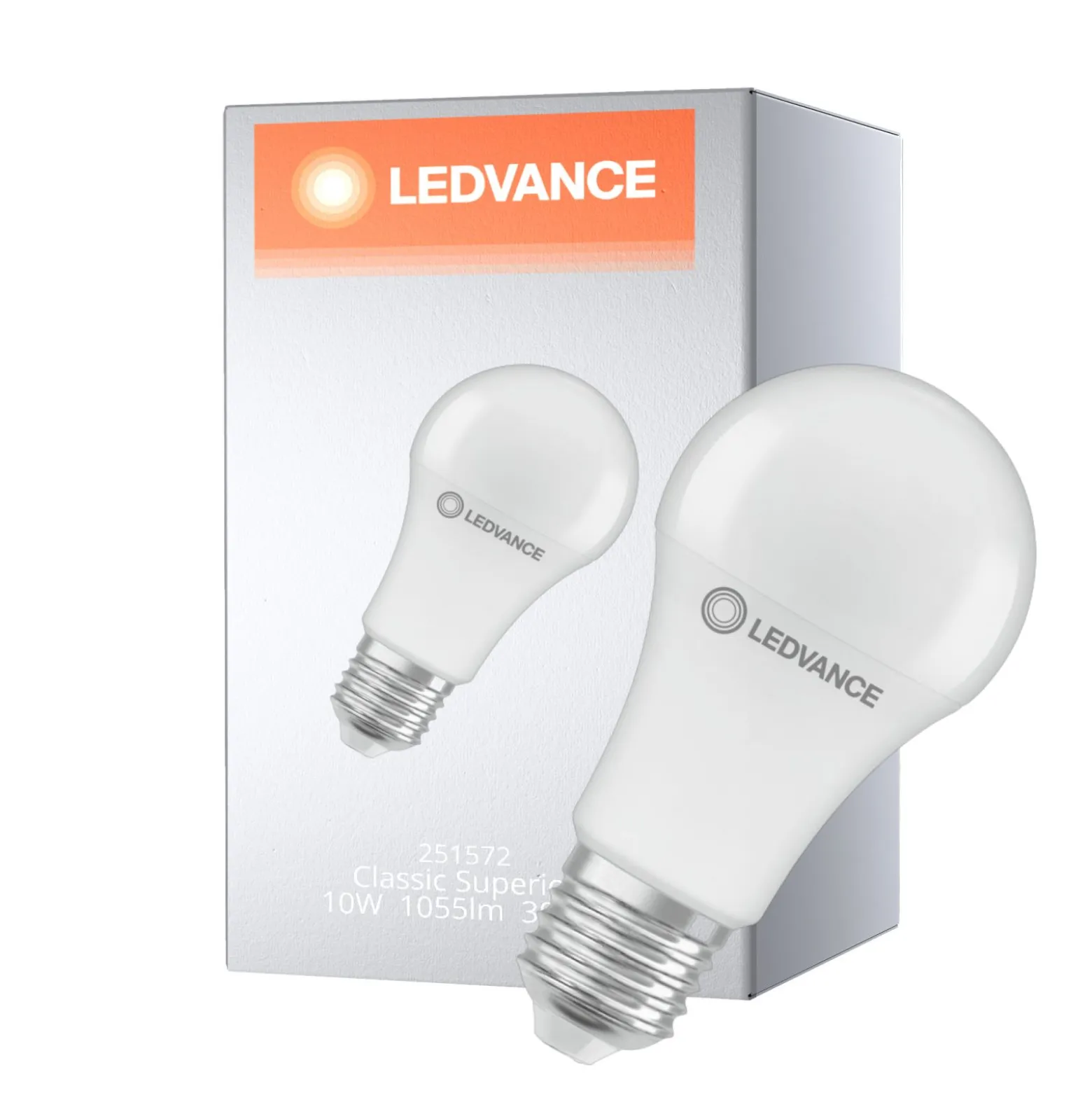 Ledvance Classic Superior LED Lampa E27 Päron Filament Matt 10W 1055lm - 827 Extra Varm Vit | Ersättare 75W