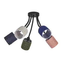 Ledvance Decor Felt Weaving Cans Tak Flerfärgad | Passande för 5X E14