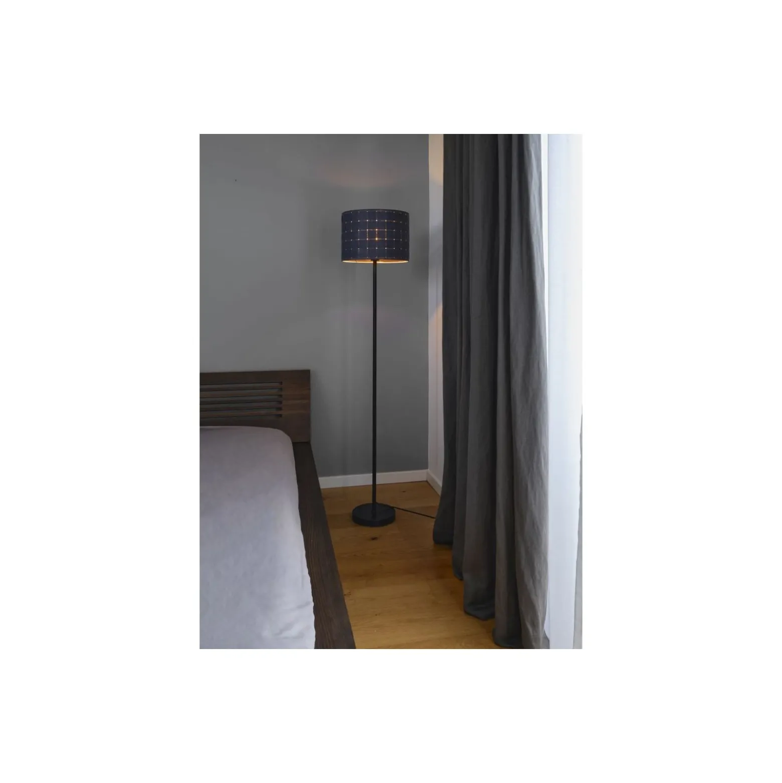 Ledvance Decor Felt Weaving Cans Golvlampa Mörk Grå | Passande för 5X E14
