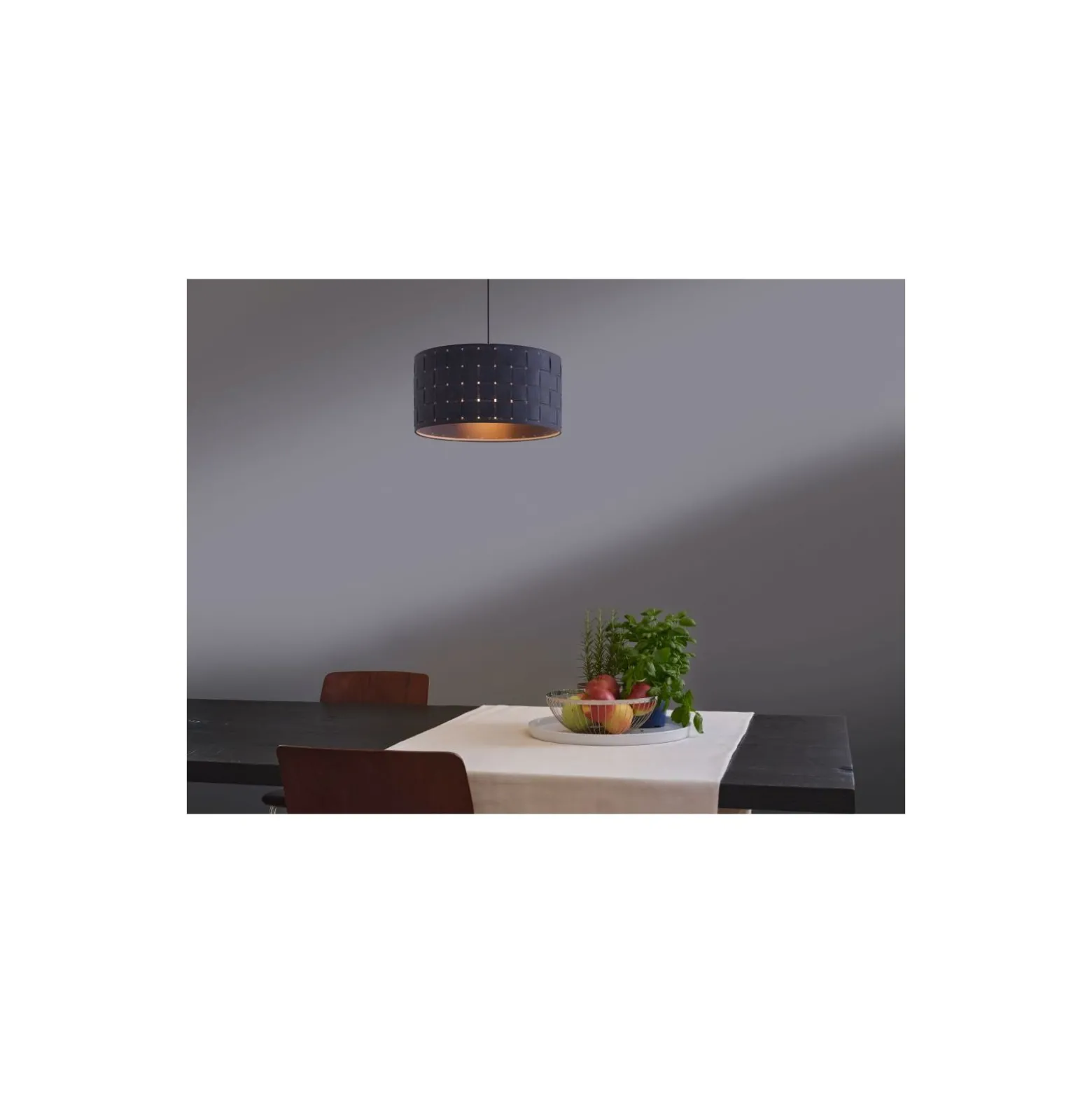 Ledvance Decor Felt Weaving Pendellampa 380 Mörk Grå | Passande för E27
