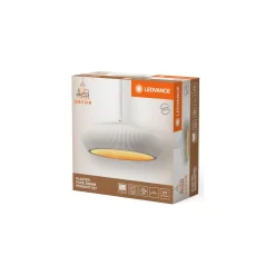 Ledvance Decor Gips/Stål Pure Pendellampa 280 Vit | Passande för E27