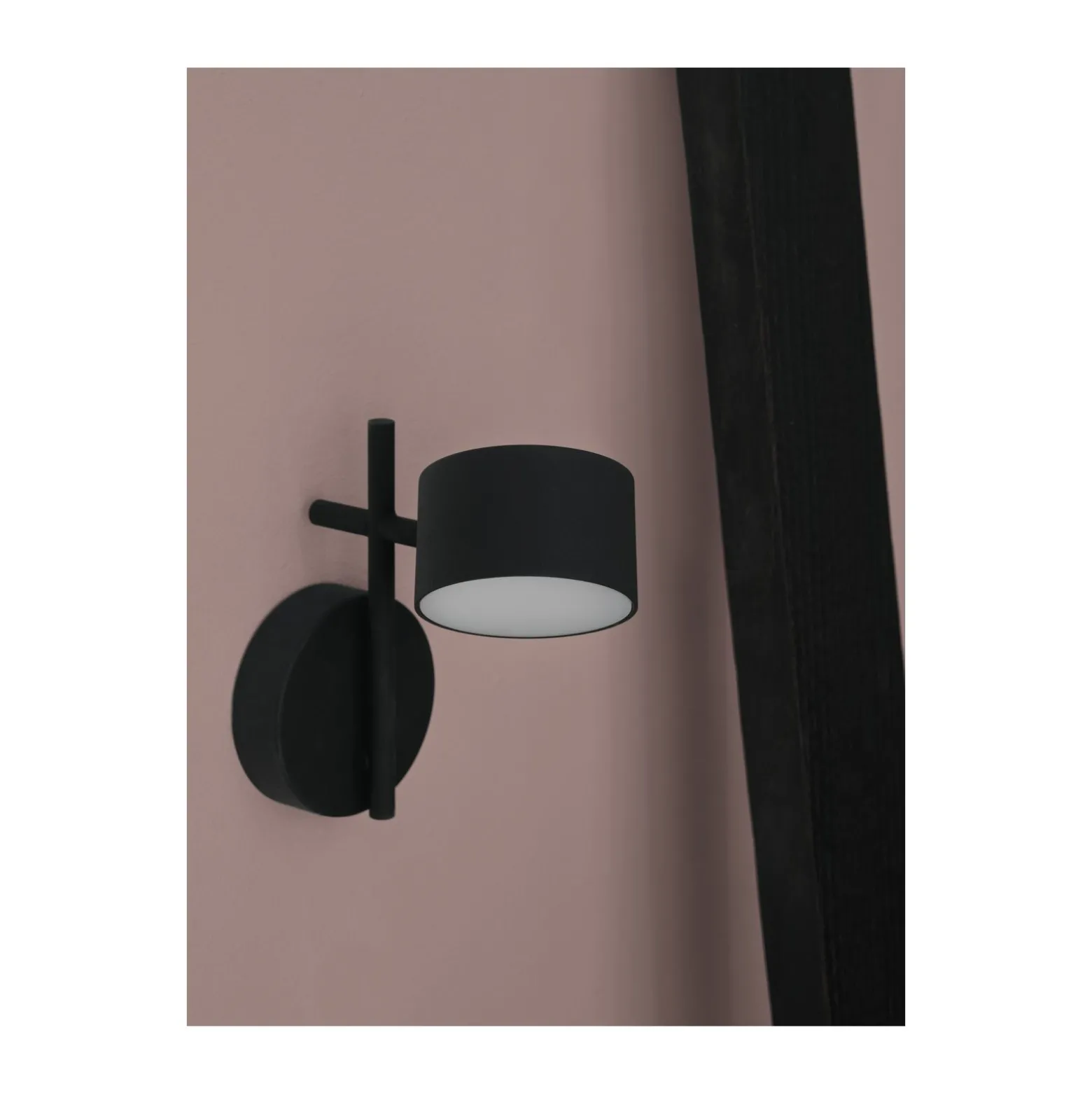 Ledvance Decor Kyoto Vägglampa Svart 12W 350lm - 930 Varm Vit | Bästa Färgåtergivning - Dimbar