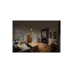 Ledvance Decor Papper Drop Gips/Stål Pendellampa Beige | Passande för 3X E27